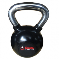 Обрезиненная гиря со стальной рукояткой SMITH 12 кг